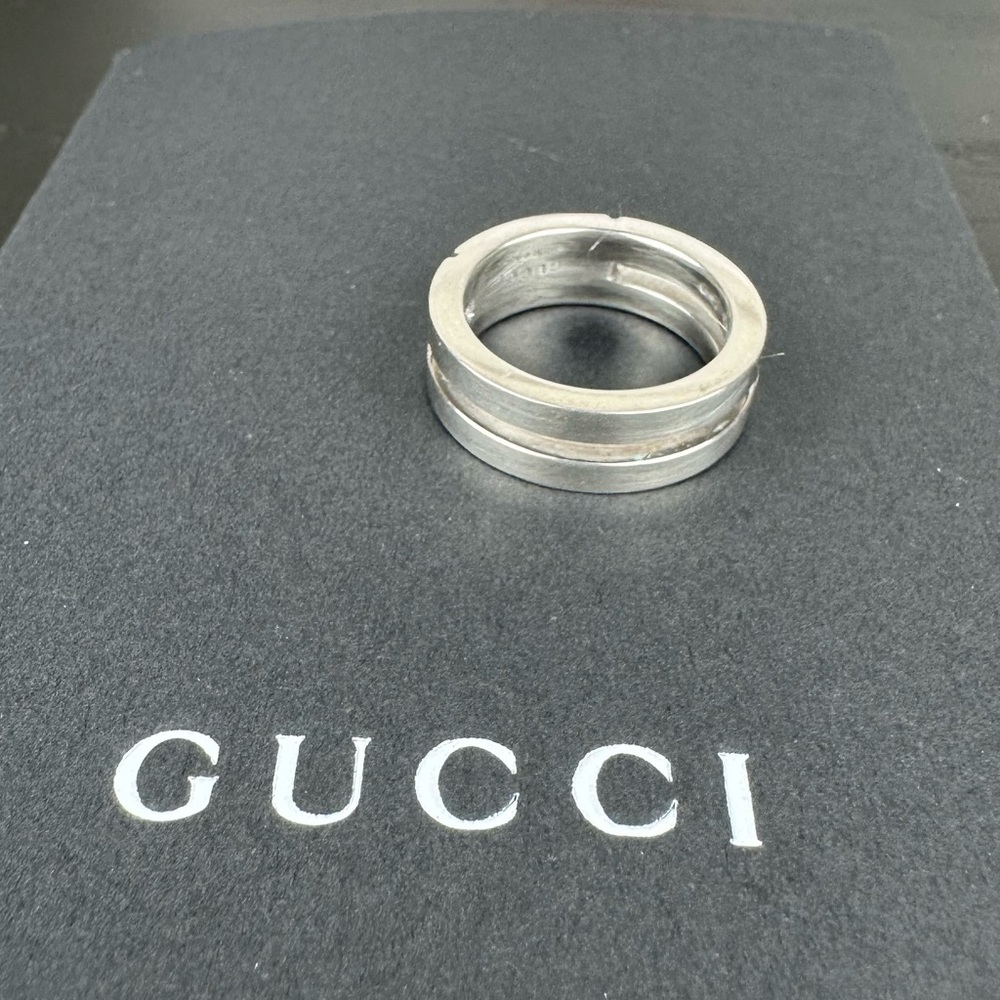GUCCI Silver 925 Ring size 5.5 - Picture 2 of 9